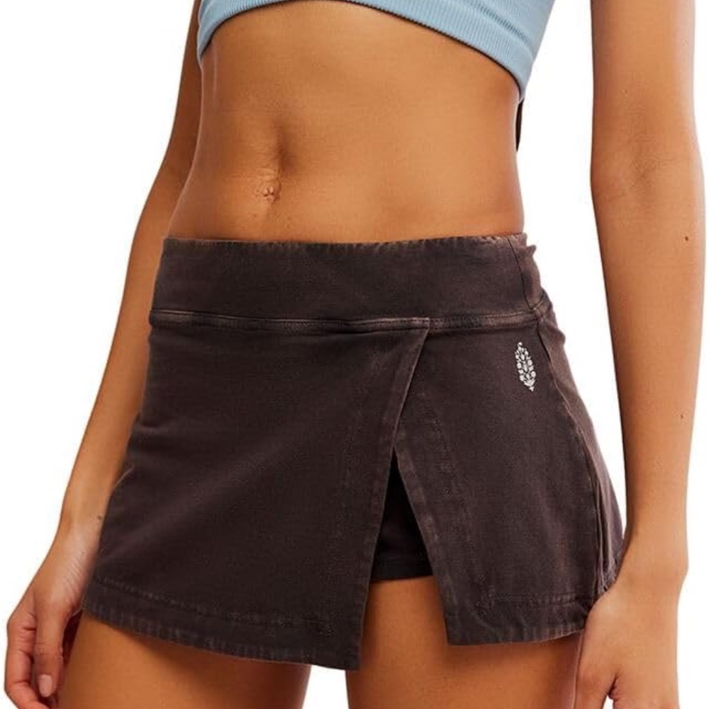 Free People Womens Hot Shot Mini Skort - Picture 4 of 13